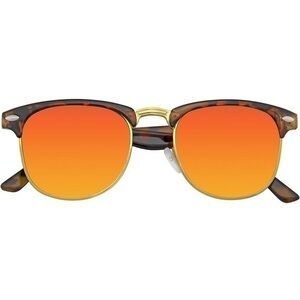 New Classic Retro Half Frame 100% UV Blocking Semi-Rimless Sunglasses Men women